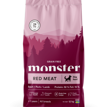 Monster Dog GrainFree Adult Red Meat 12 kg