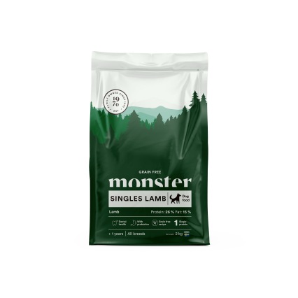 Monster Dog GrainFree Singles Lamb 2 kg