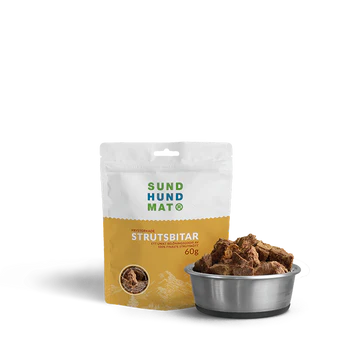 Frystorkade Strutsbitar 60g