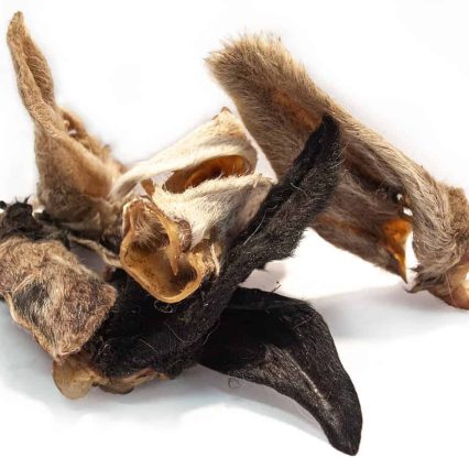 Lammöron med päls ca 250g