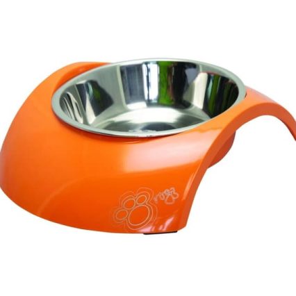 Rogz Skål Luna L Orange 700 ml