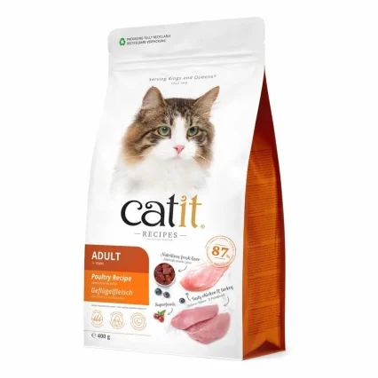 Catit Recipies Dry Adult Chicken&turkey 400g Utgånget datum