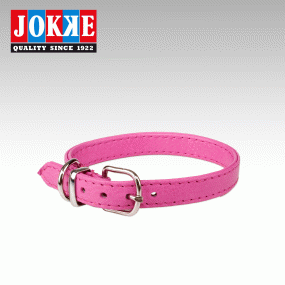 Jokke Fast Halsband 17-21cm Rosa
