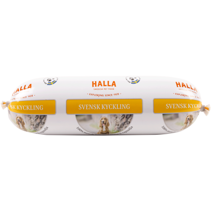 Halla Ångkokt Våtfoder Kyckling 650g