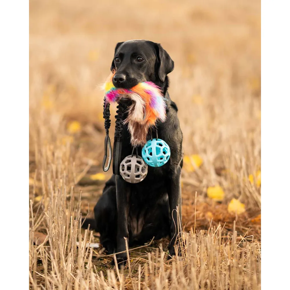 Play-n-tug Faux Furwith Ball 65cm - Bild 2
