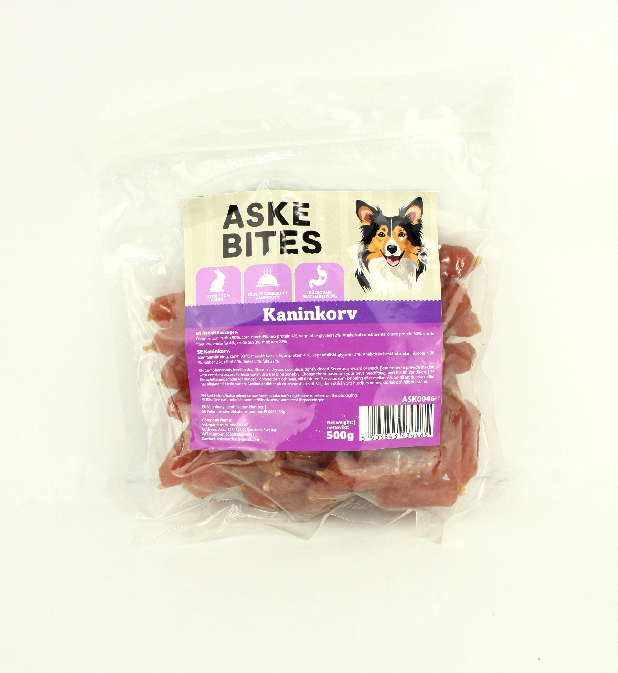 Askebites Kaninkorv 500g