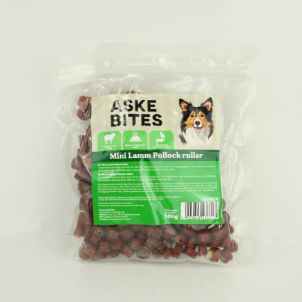 Askebites Mini Lamm Och Torsk Rullar 500g